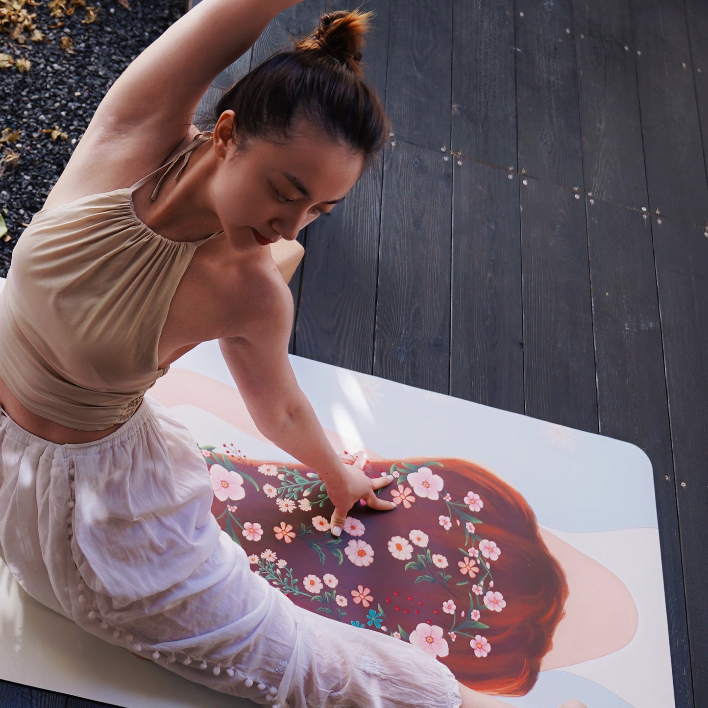 MyogaMat Flower girl Yoga Mat