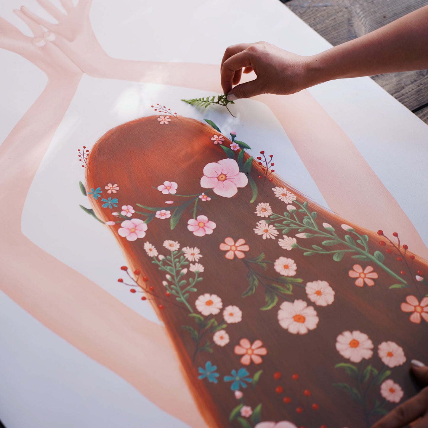 MyogaMat Flower girl Yoga Mat