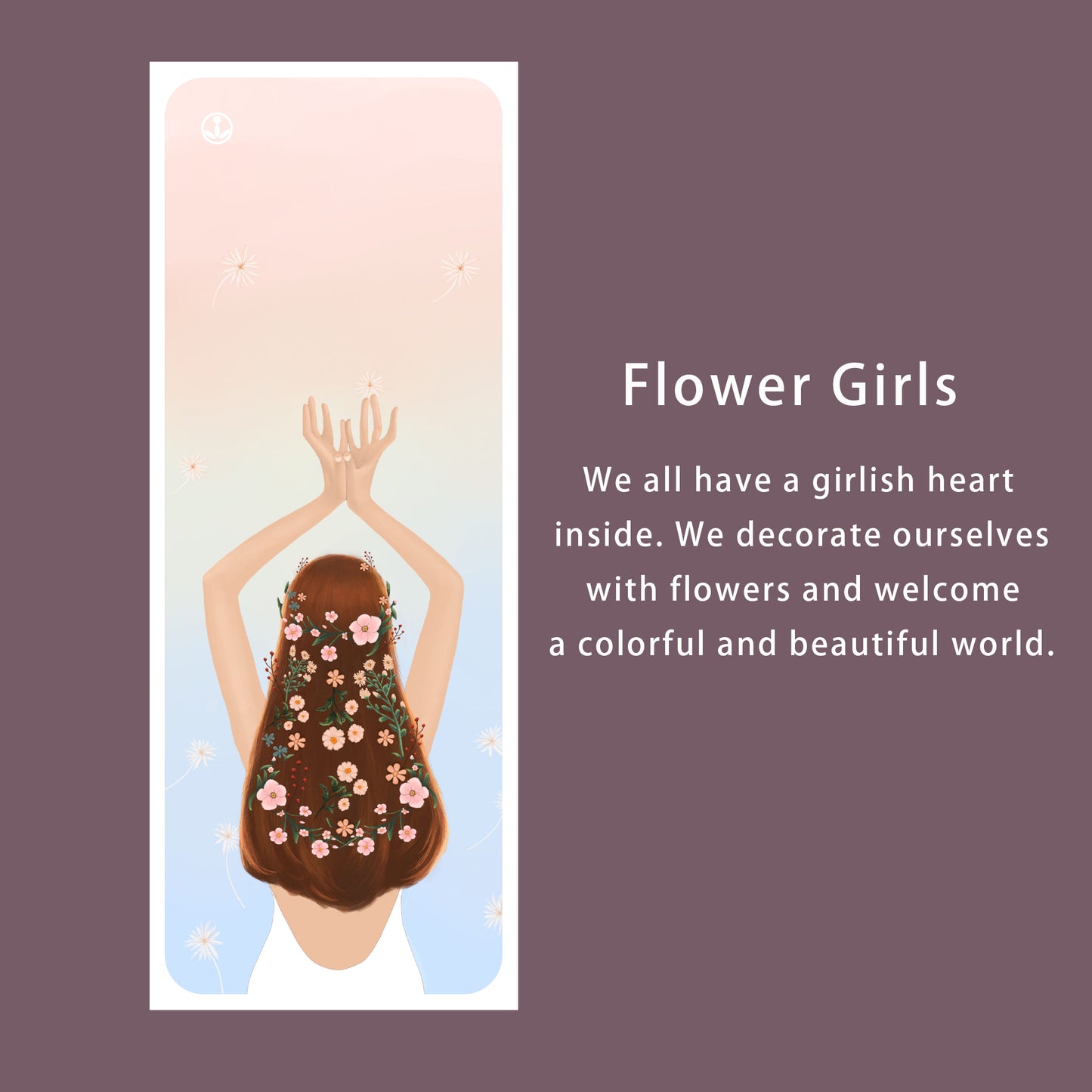 MyogaMat Flower girl Yoga Mat